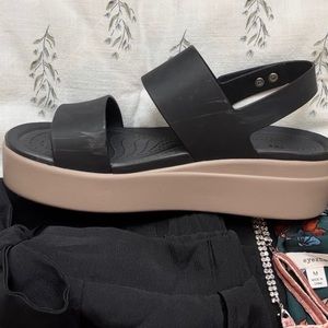 Crocs Brooklyn Wedge Sandals